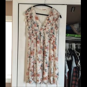 Floral print dress